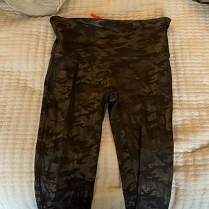 SPANX metallic camouflage leggings
